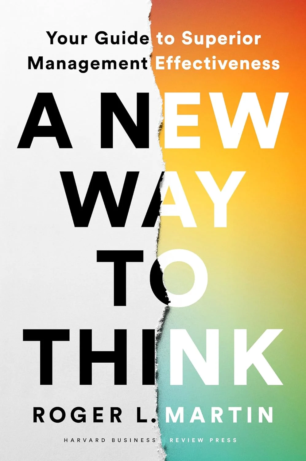 A New Way to Think cover