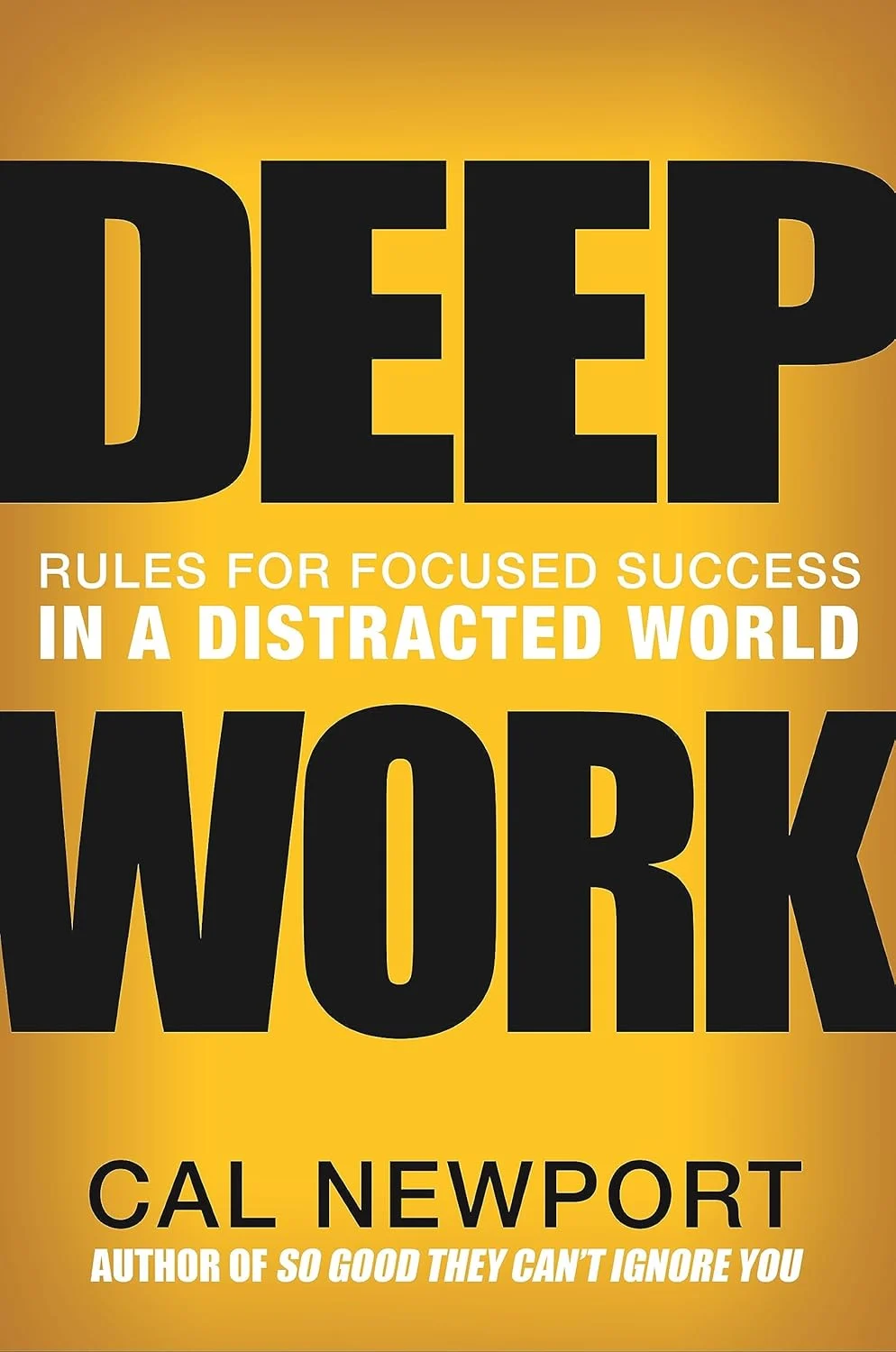Deep Work cover